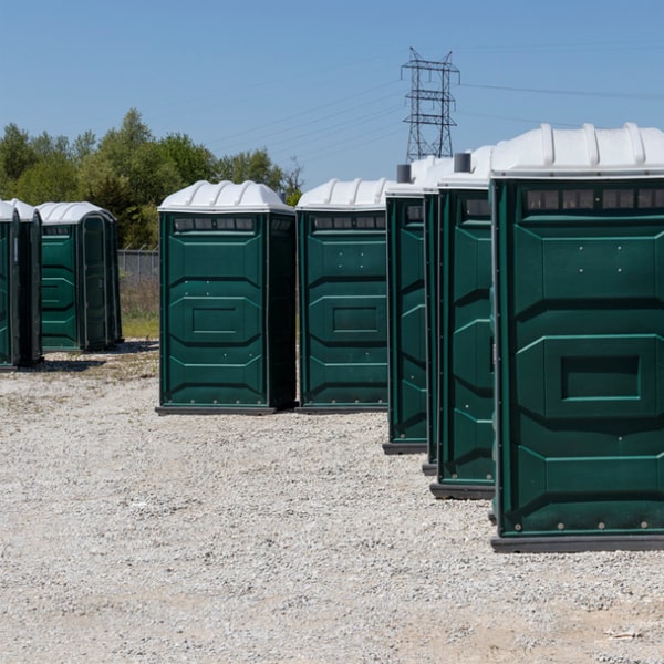 can i choose the color or style of the event portable restroom for my event